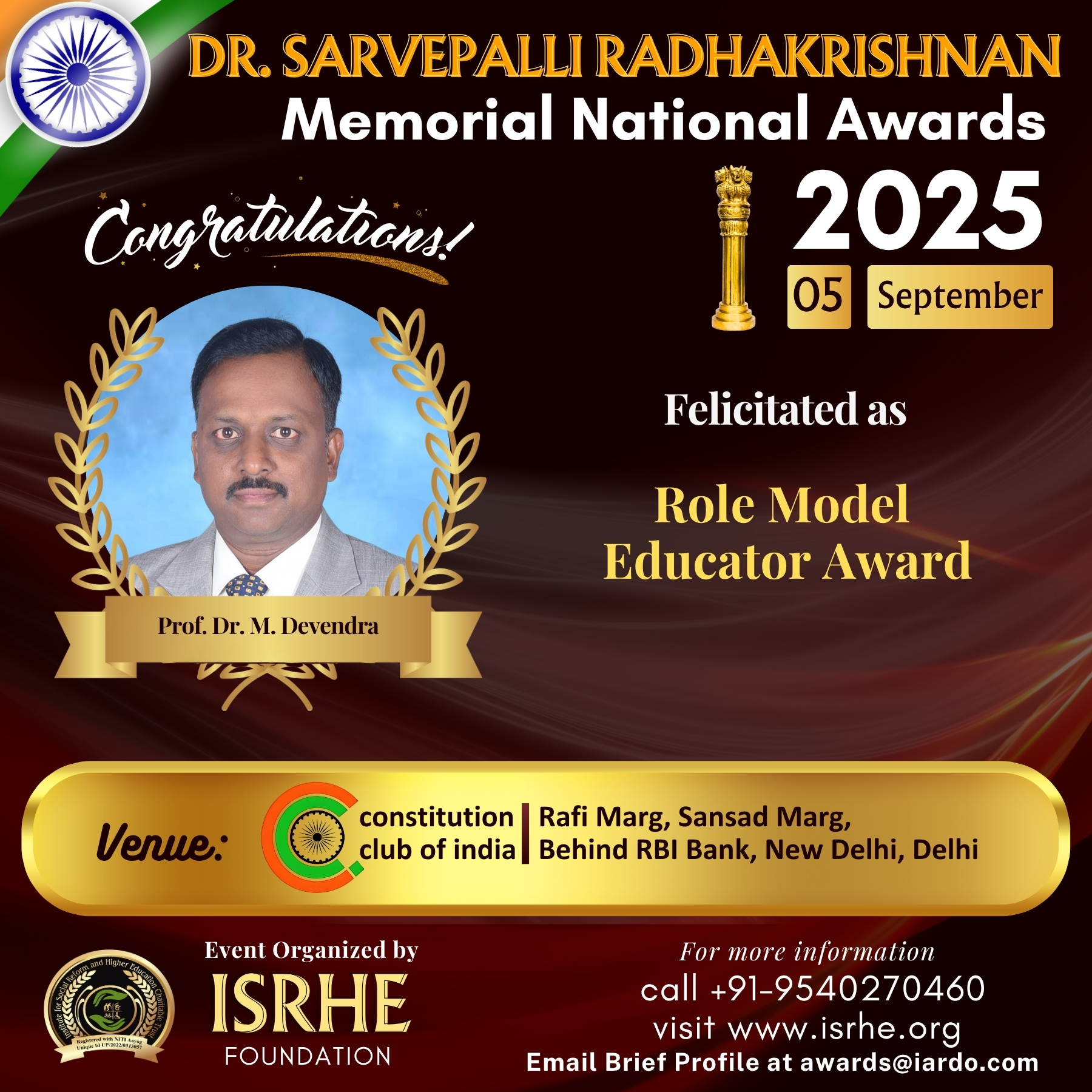 Prof. Dr. M. Devendra